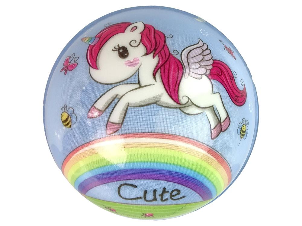 Soft Rainbow Baby Ball 8cm - Unicorn Design, flere farger