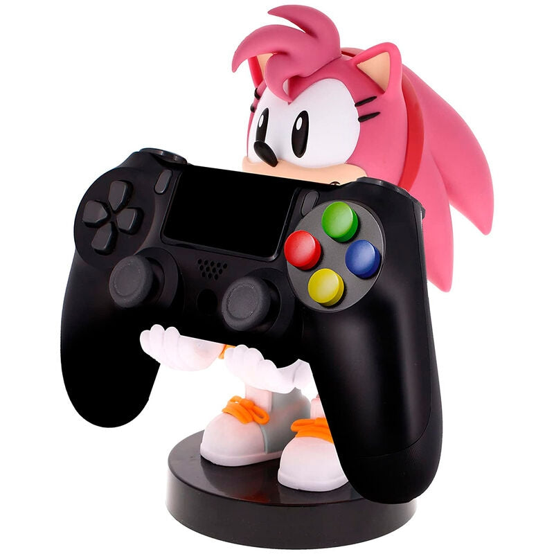 Sonic Amy Rose figurklämfäste, 20 cm skärmstativ