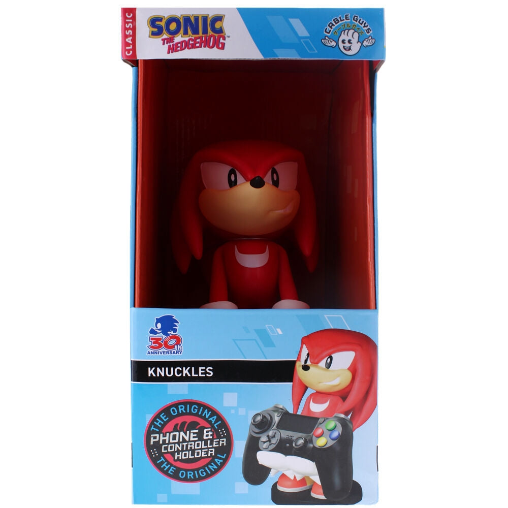 Sonic Knuckles figurklämfäste, höjd 21 cm