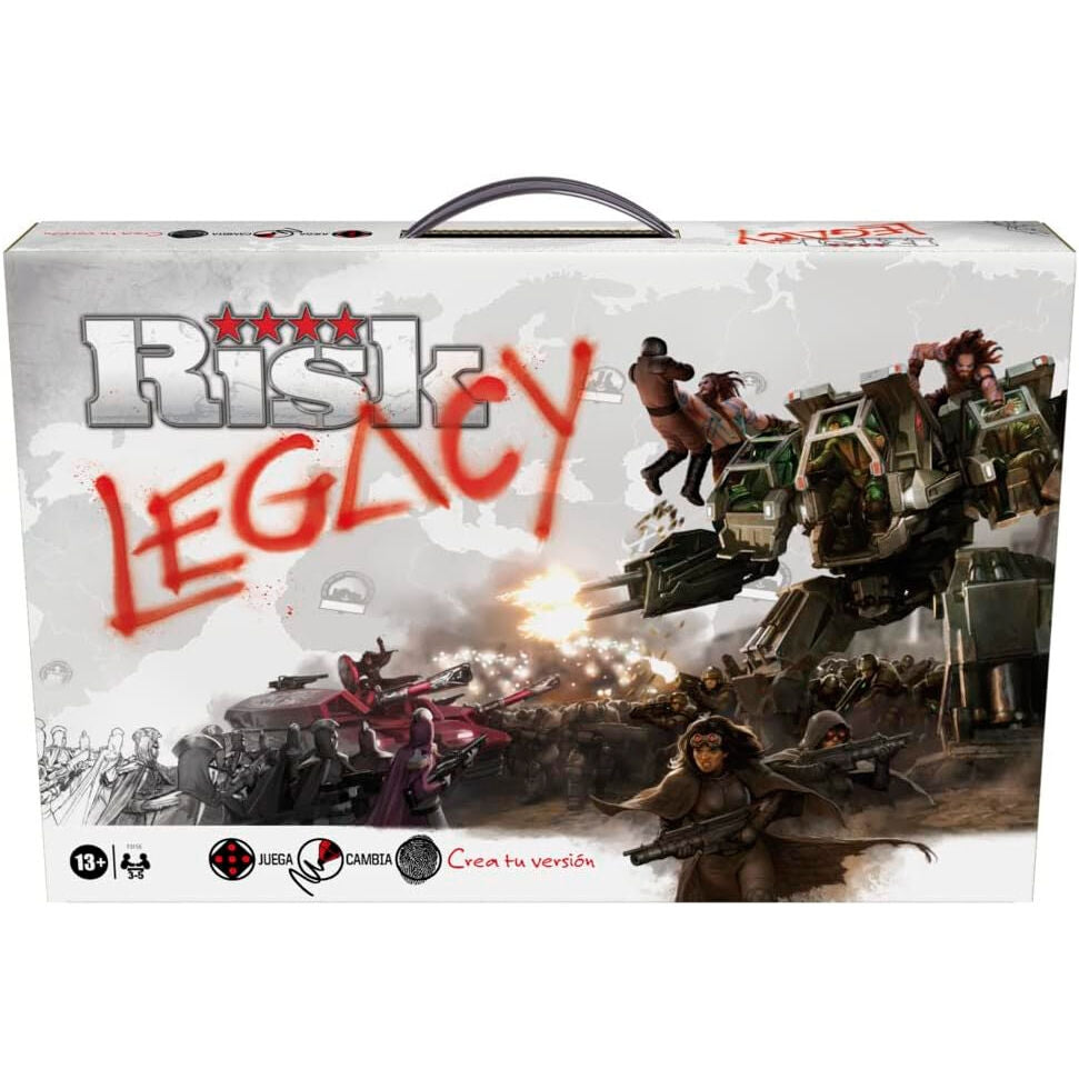 Spanskt Risk Legacy Brädspel - Strategi, 2-5 spelare, omspelbart