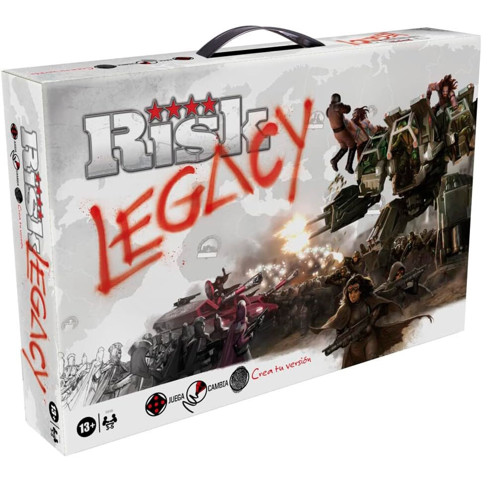 Spanskt Risk Legacy Brädspel - Strategi, 2-5 spelare, omspelbart