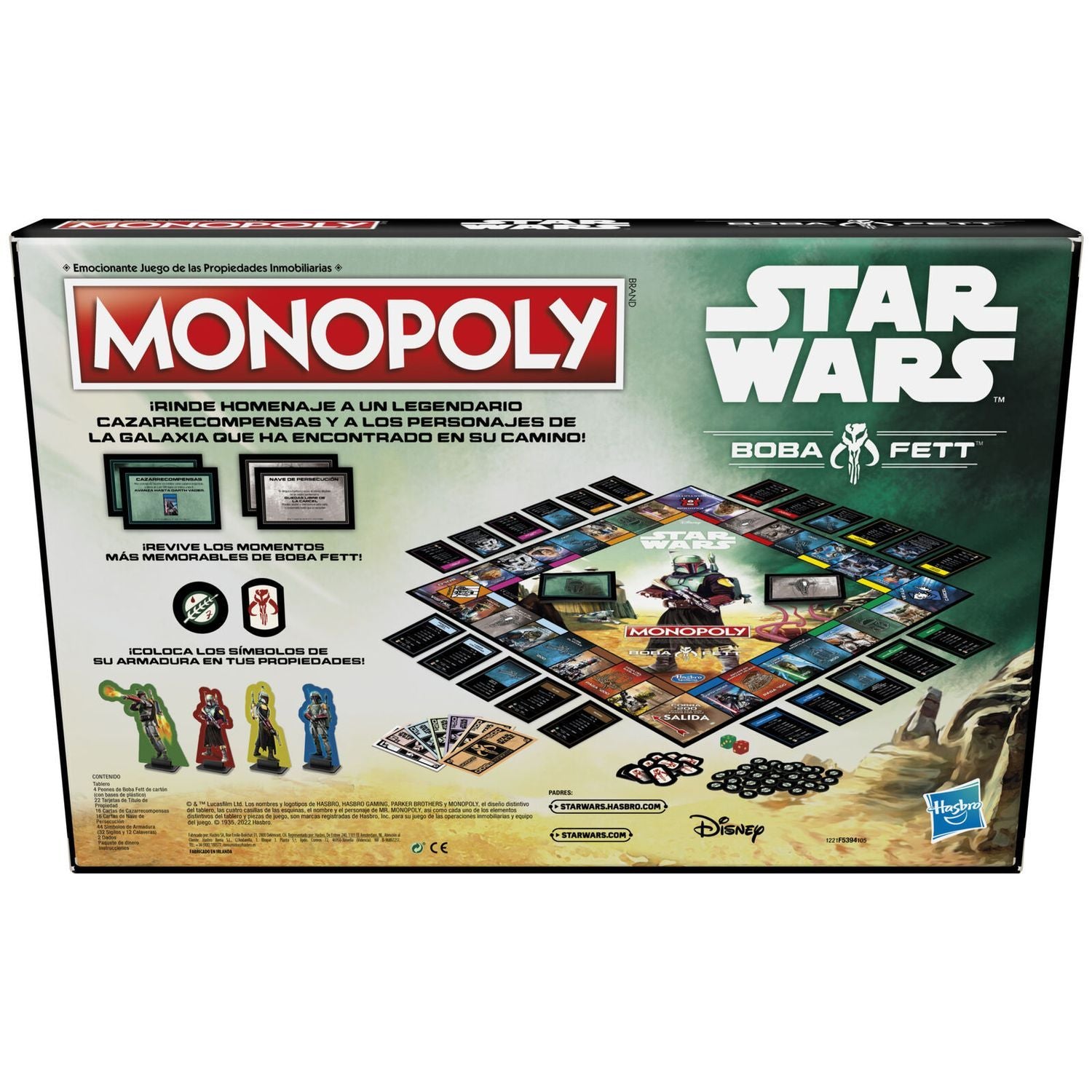 Spanskt Star Wars Boba Fett Monopolspel