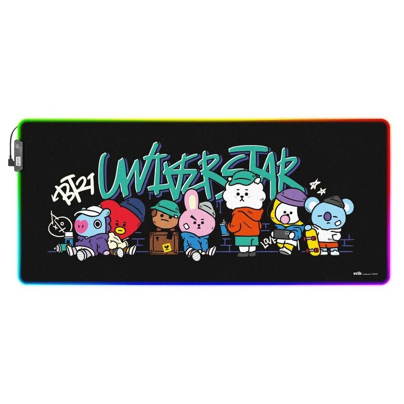 Spelbordsmatta, BT21 Design, LED-belysning
