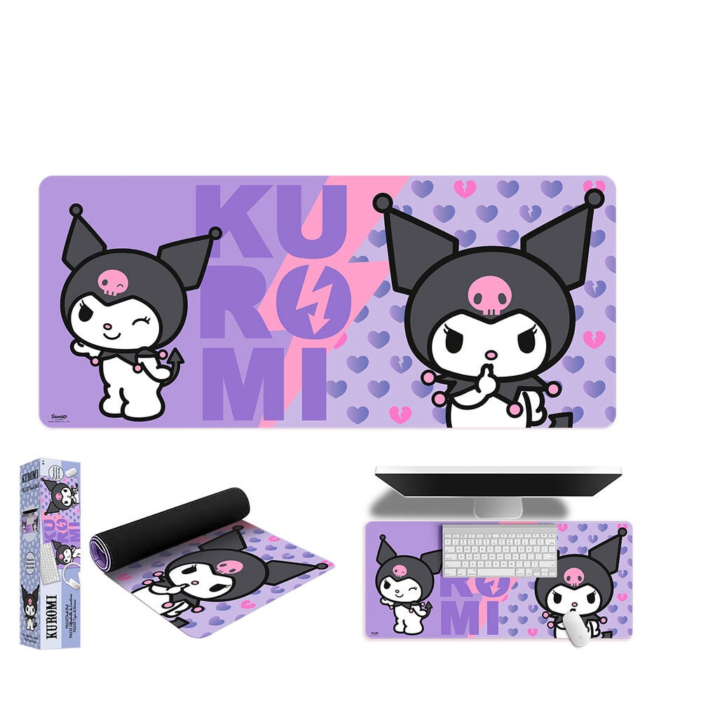 Spelbordsmatta, Hello Kitty Kuromi Design, stor storlek