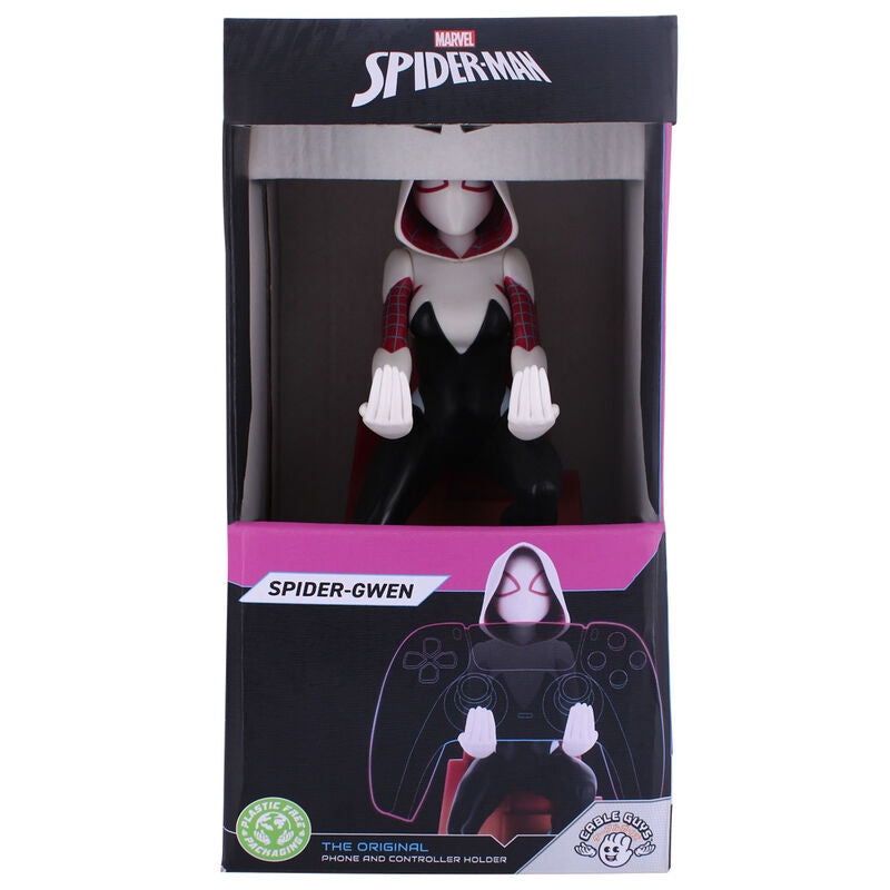 Spider Gwen Figur Spännfäste, 20 cm Cable Guy Display