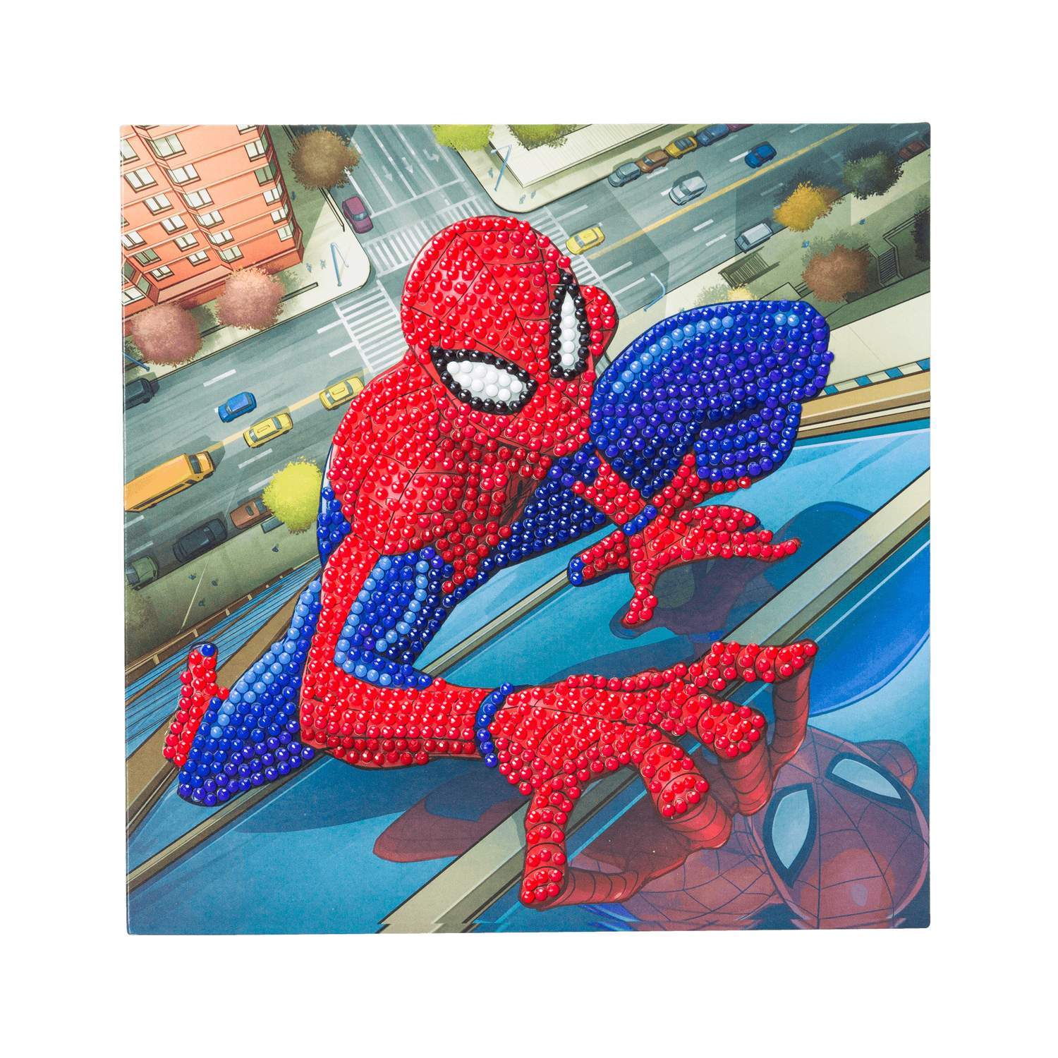 Spider-Man Crystal Art Card Spiderman, 18 X 18 Cm