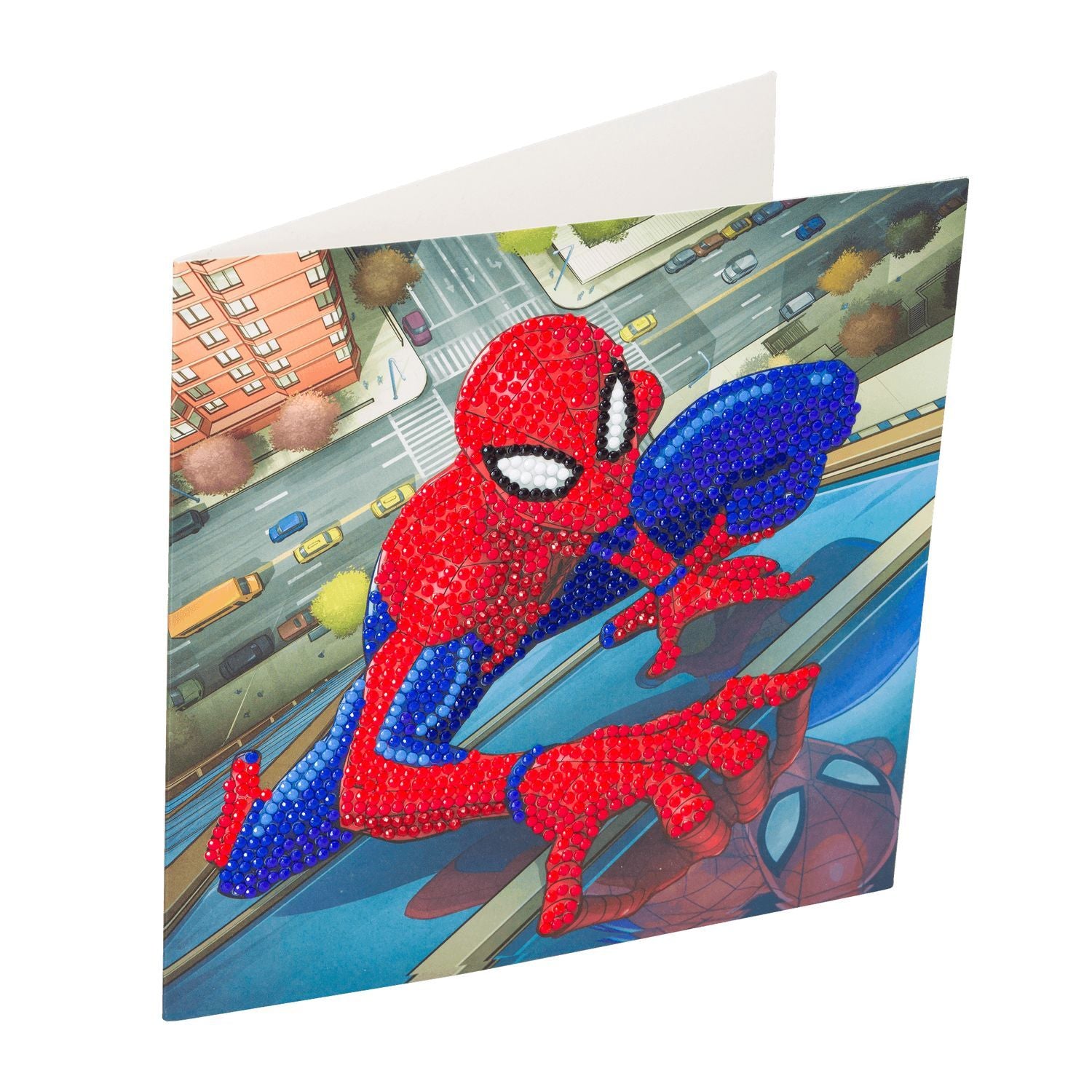 Spider-Man Crystal Art Card Spiderman, 18 X 18 Cm