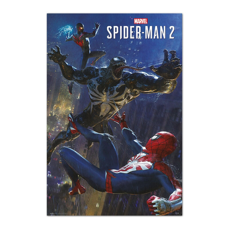 Spiderman 2 filmaffisch, 24x36 tum, väggdekor