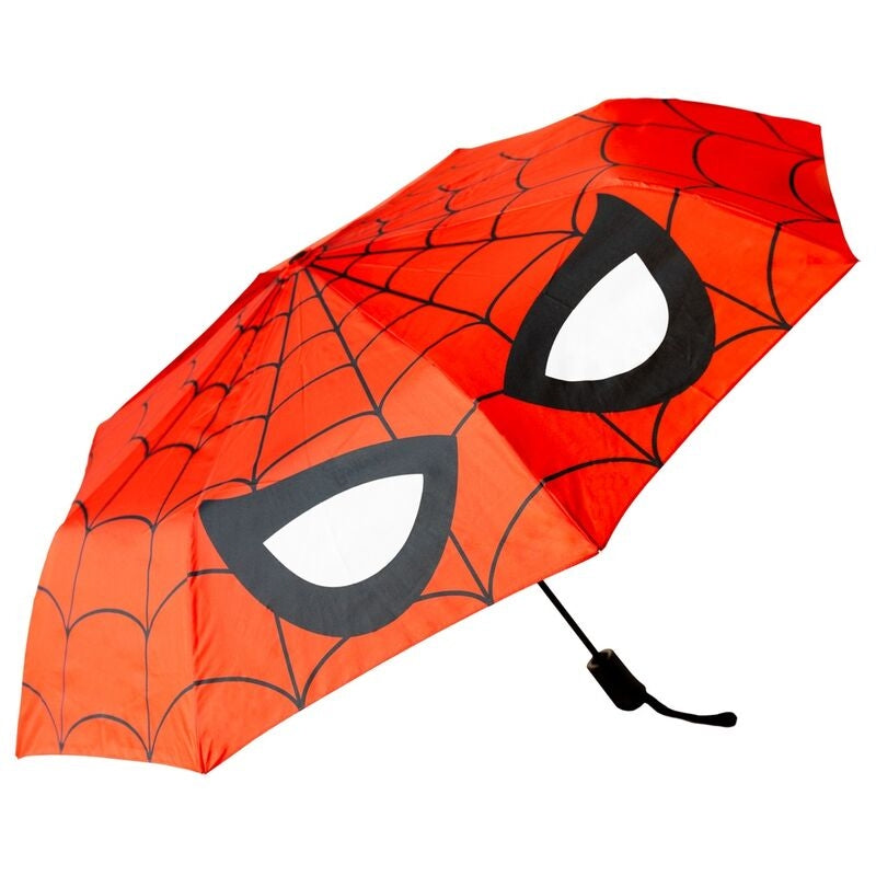 Spiderman Foodie automatiskt fällbart paraply, kompakt design