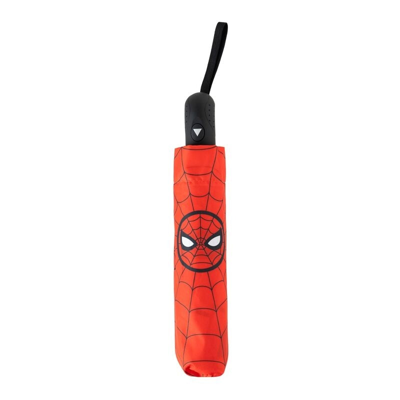 Spiderman Foodie automatiskt fällbart paraply, kompakt design