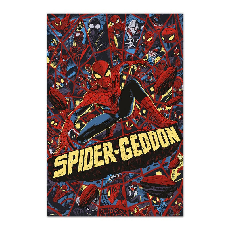 Spiderman Spider-Geddon affisch, 24x36 tum, väggkonst