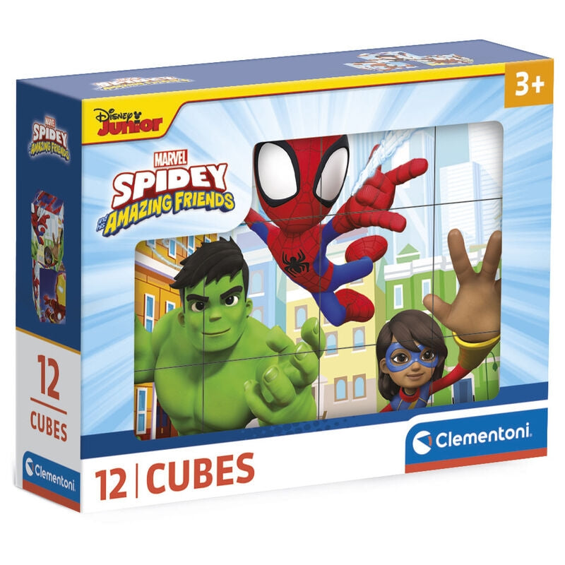 Spidey and His Amazing Friends 12-bitars pussel för barn