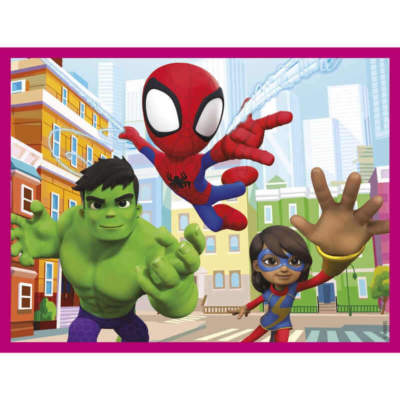 Spidey and His Amazing Friends 12-bitars pussel för barn