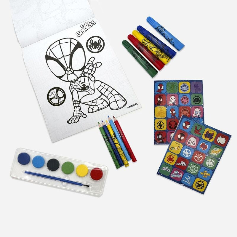 Spidey ryggsäck brevpappersset för barn, rolig design, hållbar