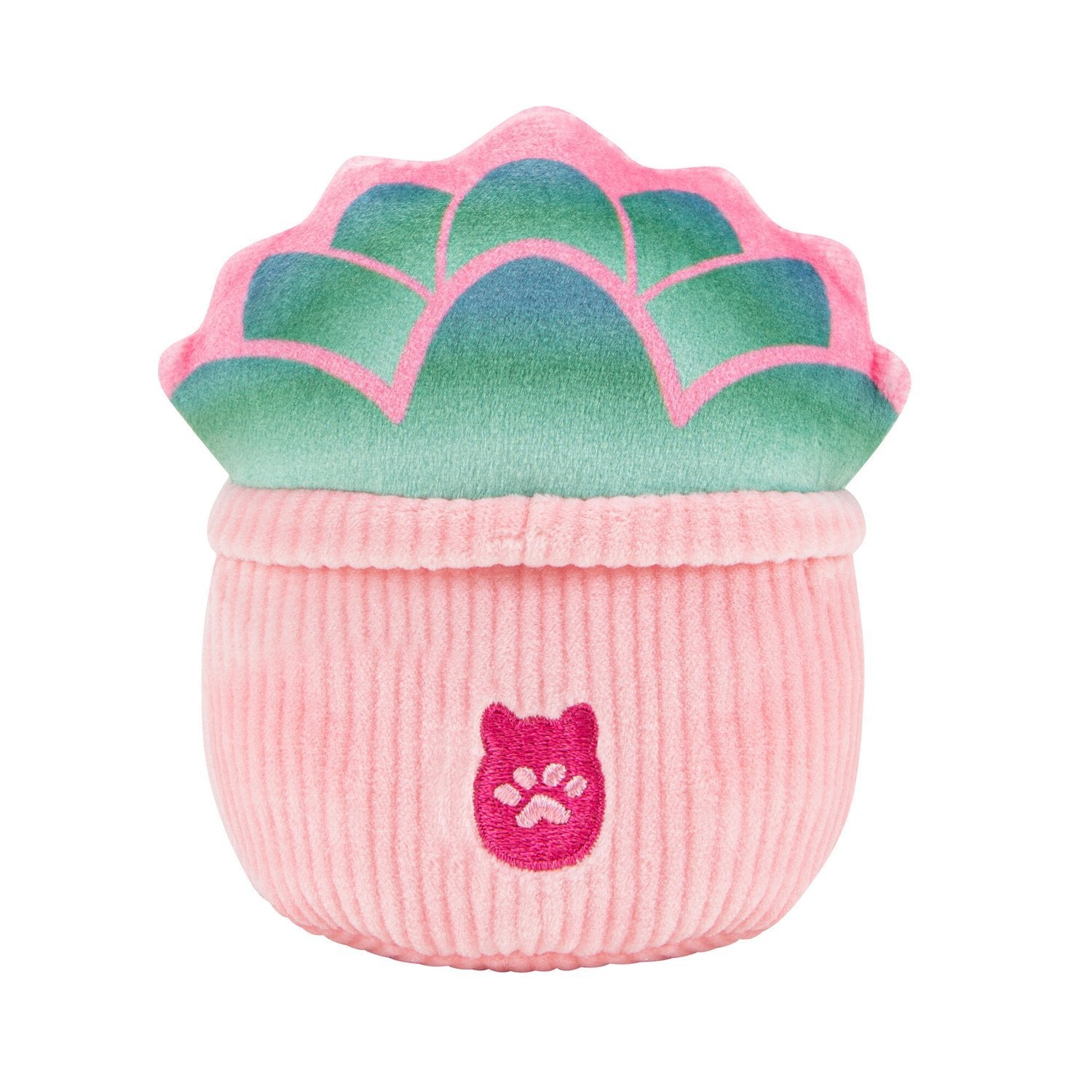 Squishmallows to-pakning knirkende plysj hundeleke, 9 cm