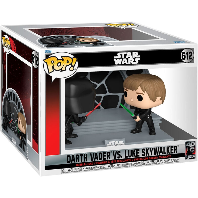 Star Wars 40-årsjubileum Darth Vader vs Luke Skywalker POP-figur