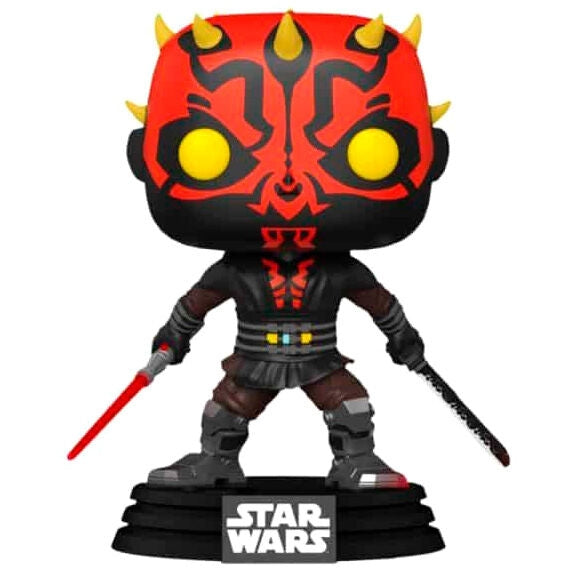 Star Wars Darth Maul Popfigur med ljussabel, exklusiv upplaga