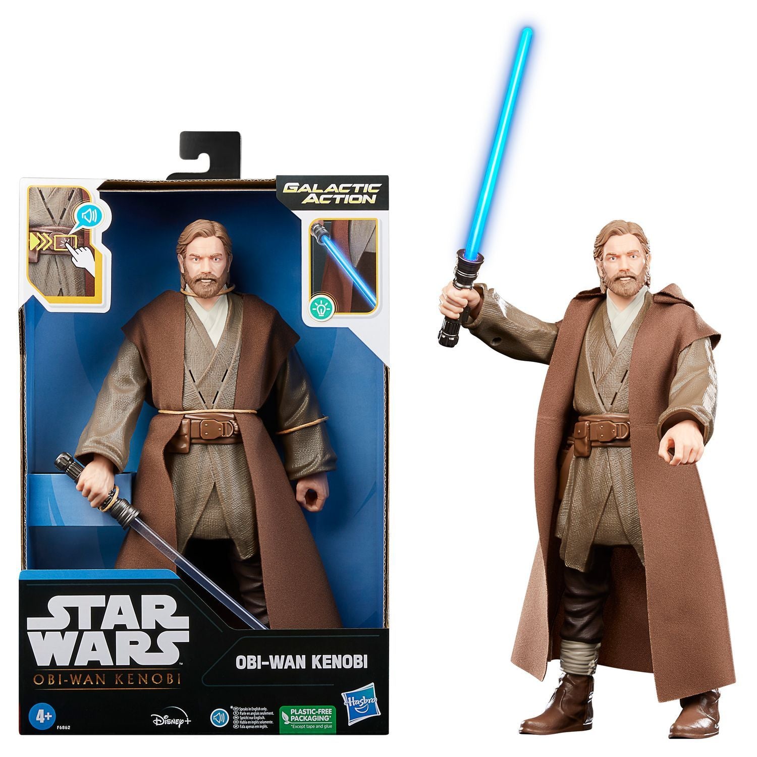 Star Wars Interactive Action Figur Galactic Obi-Wan Kenobi, 30 Cm