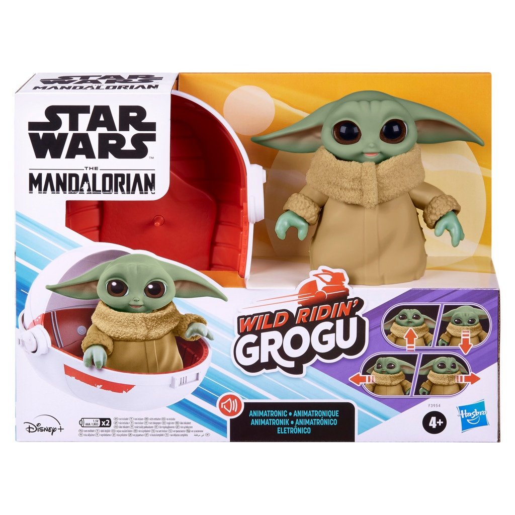 Star Wars Interactive Plush Wild Ridin´ Grogu, 12 Cm