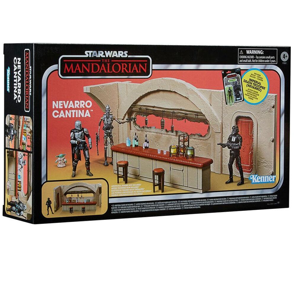 Star Wars Mandalorian Nevarro Cantina + figurset med kejserlig dödssoldat