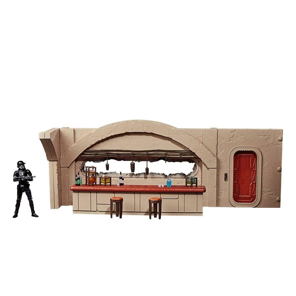 Star Wars Mandalorian Nevarro Cantina + figurset med kejserlig dödssoldat