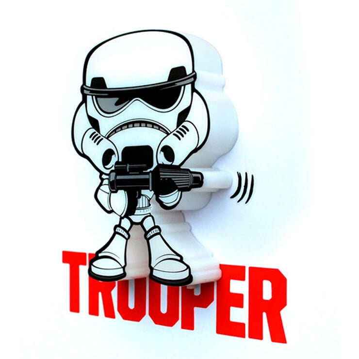 Star Wars Storm Trooper 3D minilampa, LED nattljus