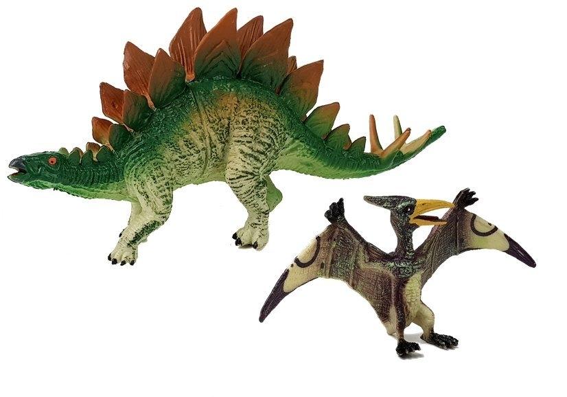 Stegosaurus & Pteranodon-figurer - perfekt för dinoälskare!