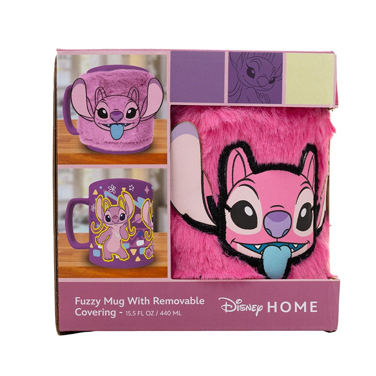 Stitch Angel Mugg med Teddy Bear Cover, perfekt present till samlare