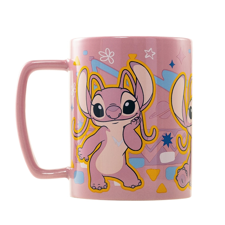 Stitch Angel Mugg med Teddy Bear Cover, perfekt present till samlare