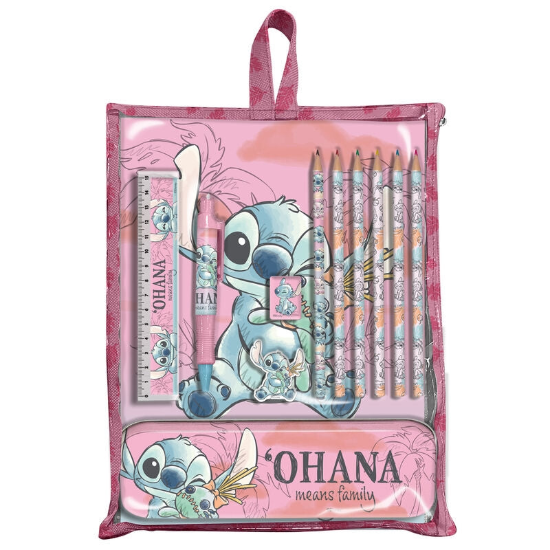 Stitch Brevpapper Set med anteckningsböcker, pennor och klistermärken