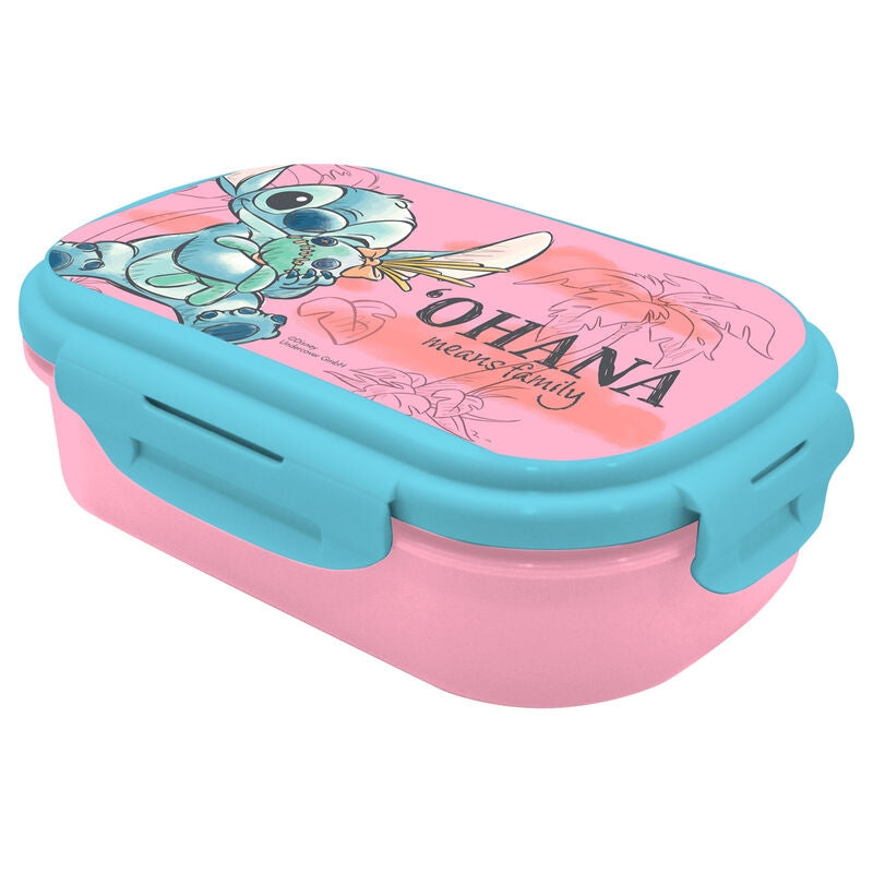 Stitch Lunchbox med bestickset för barn