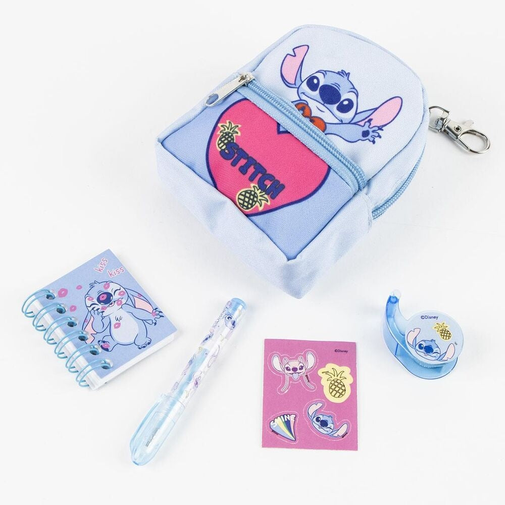 Stitch Mini Ryggsäck Set med brevpapper