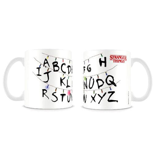 Stranger Things Alphabet kaffemugg – Keramik, 11 oz kapacitet