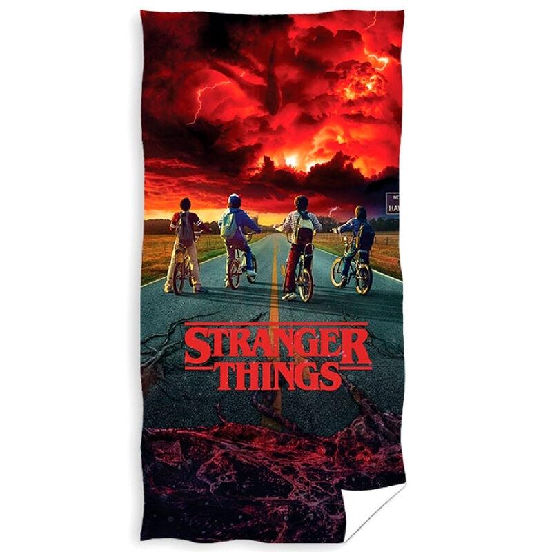 Stranger Things strandhandduk i mikrofiber