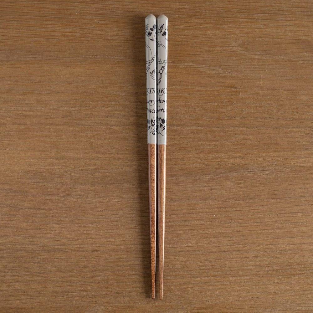 Studio Ghibli lackerade Chopsticks skisser Kiki leveransens tjänst brun 21 cm