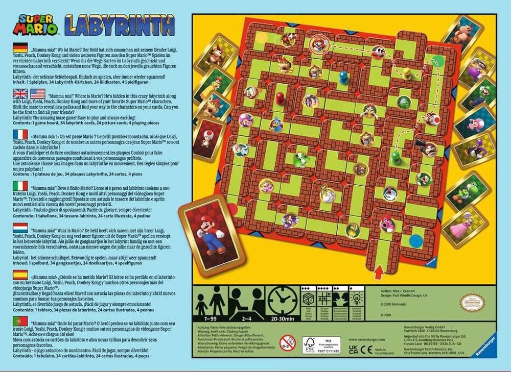 Super Mario Brädspel Labyrinth