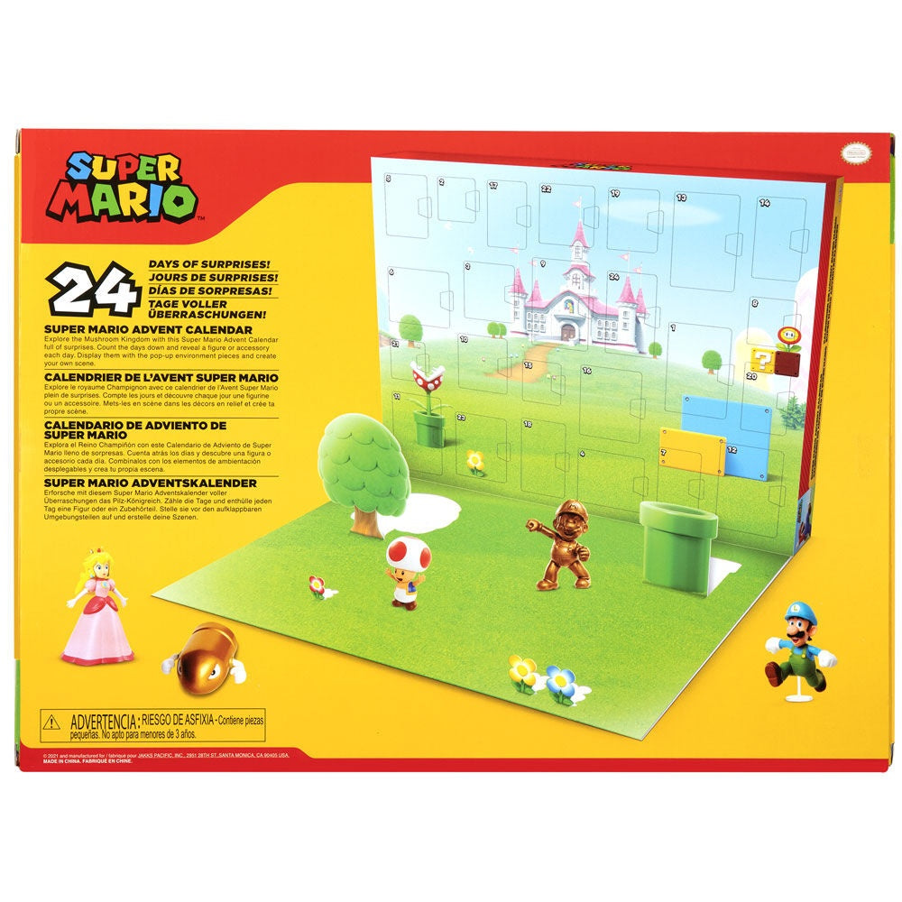 Super Mario Bros adventskalender med 24 samlarföremål