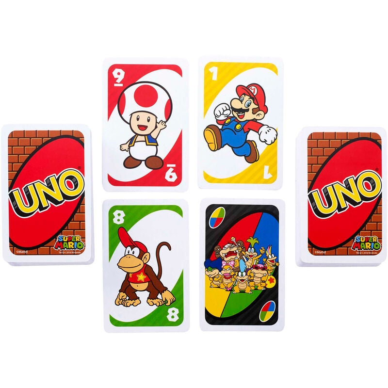 Super Mario Bros kortspel för 2-4 spelare, rolig familjeunderhållning