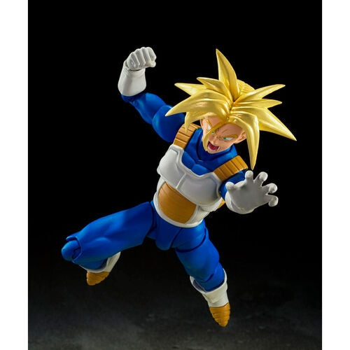 Super Saiyan Trunks S.H. Figuarts figur, 14 cm samlarobjekt