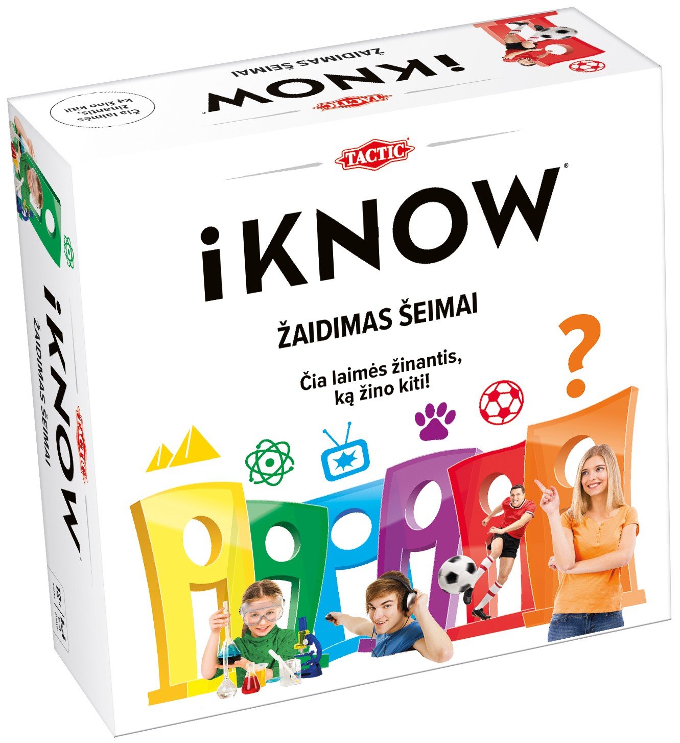 Tactic Board Game Iknow Family Quiz (på litauiska språk.)