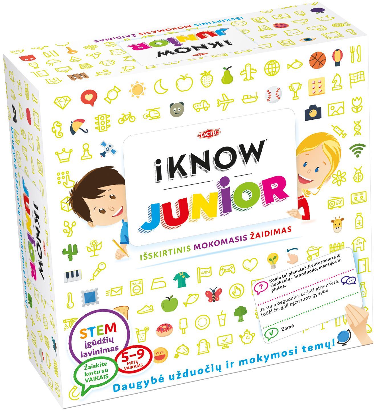 Tactic Board Game Iknow Junior (på litauisk.)