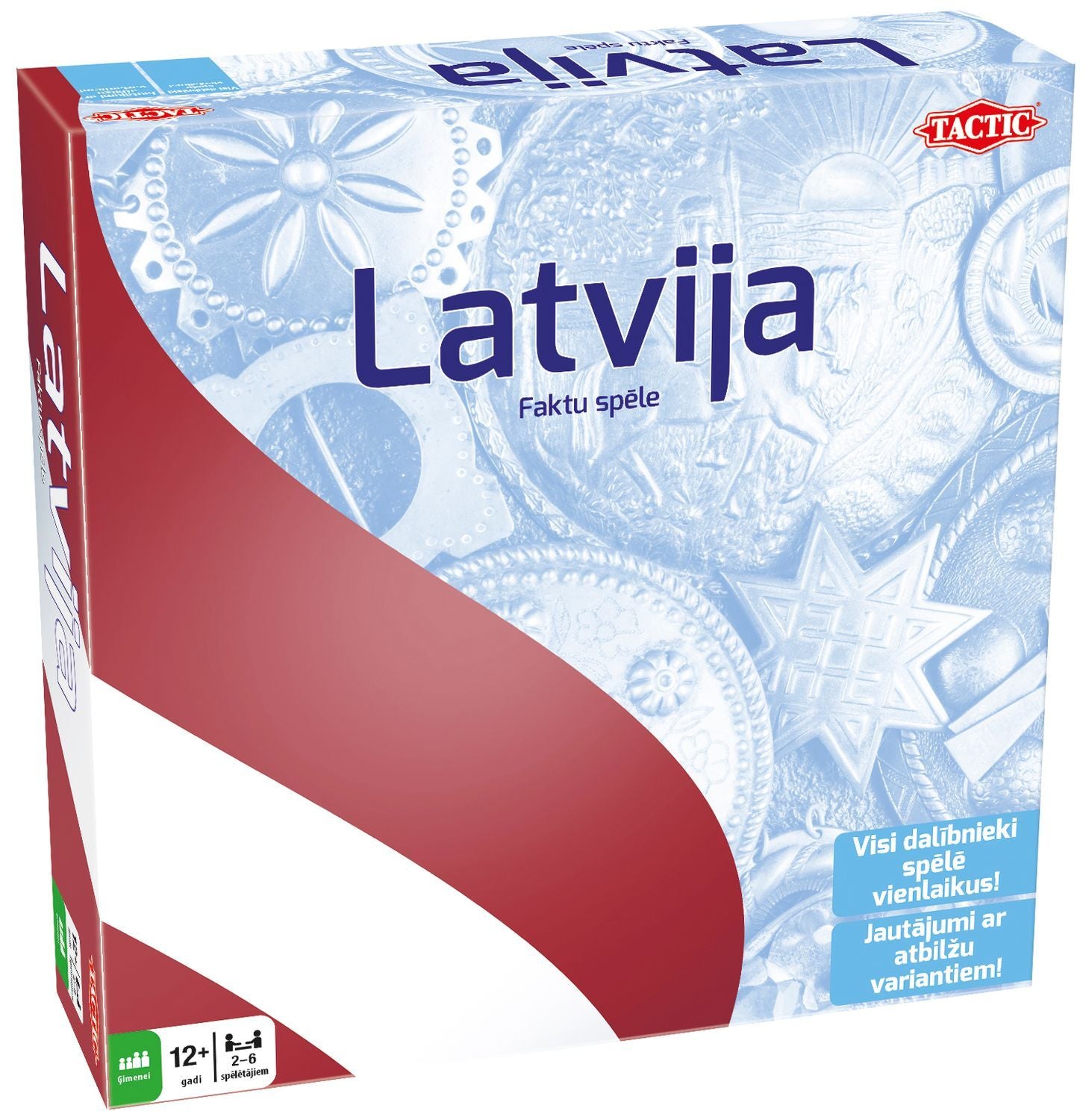 Tactic Board Game "Latvia" (på latvisk.)