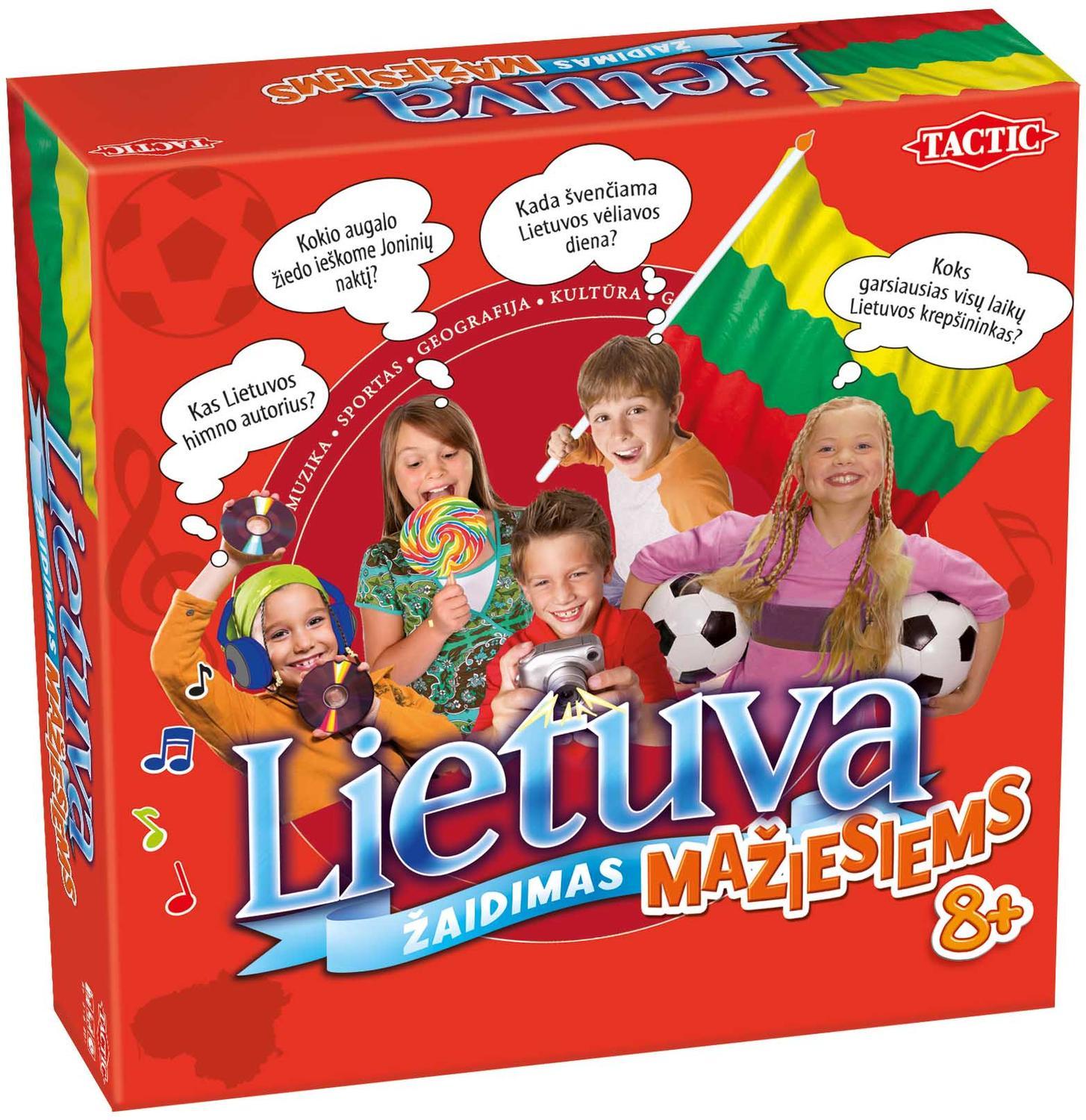 Tactic Board Game Lithuania Trivia Junior (på litauisk språk.)