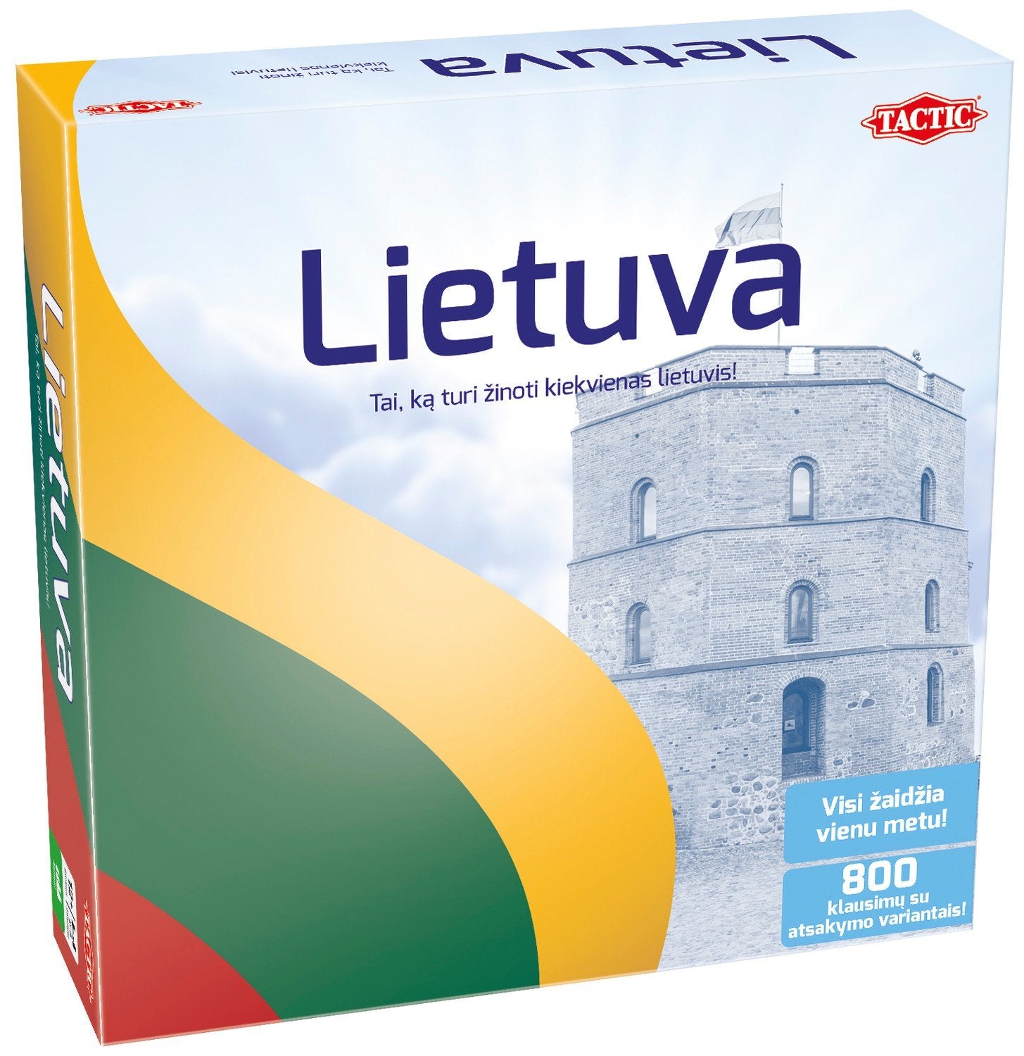 Tactic Board Game Litauen Trivia (på litauiska språk.)