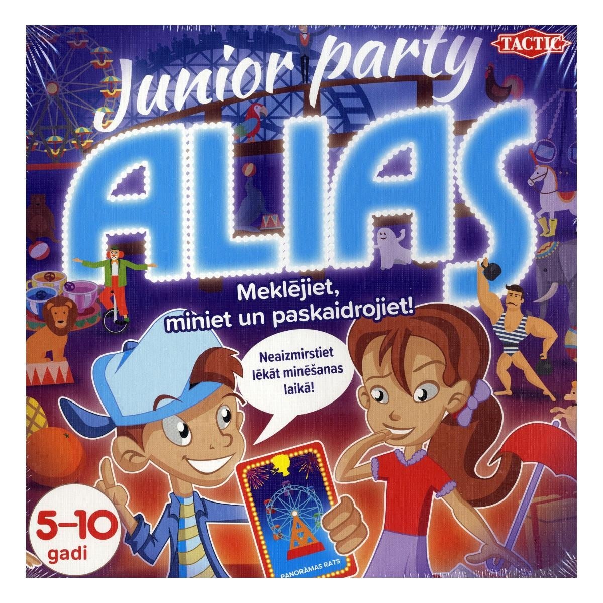 Tactic Board Game Spēle "Party Alias Junior" (på lettiska språk.)