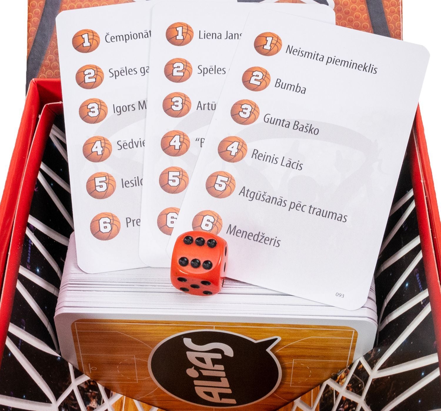 Tactic Boardgame Alias: Basketball (på lettisk.)