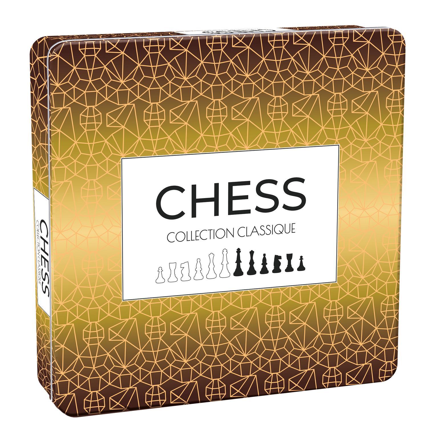 Taktisk spill Chess Tin box