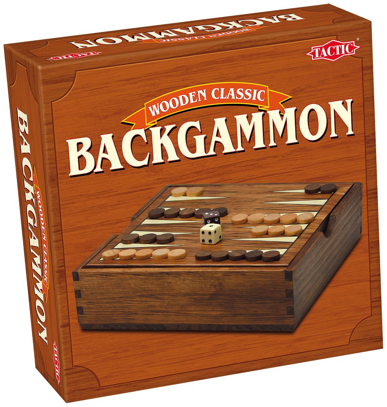 Taktisk brädspel Backgammon