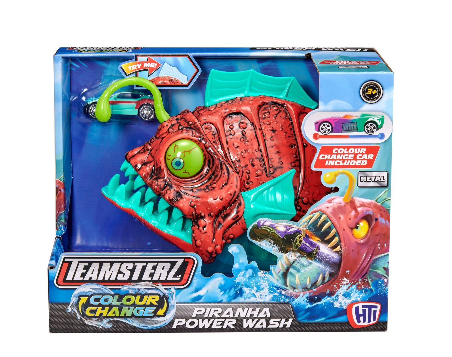 Teamsterz Color Change Playset Piranha Power Wash