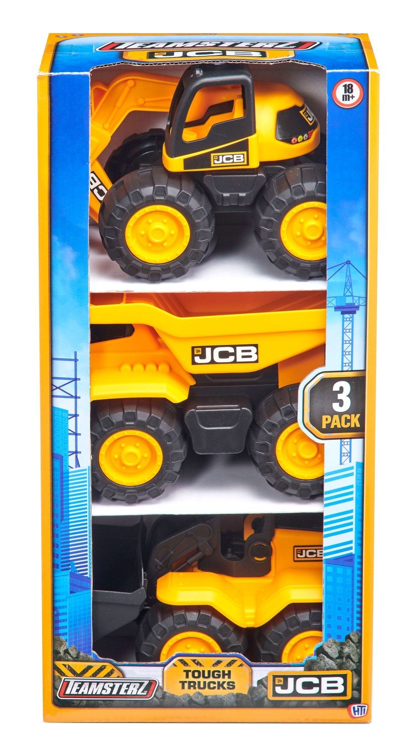 Teamsterz Jcb Trucks Set, 3stk, 18Cm